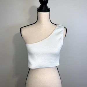 One shoulder crop top